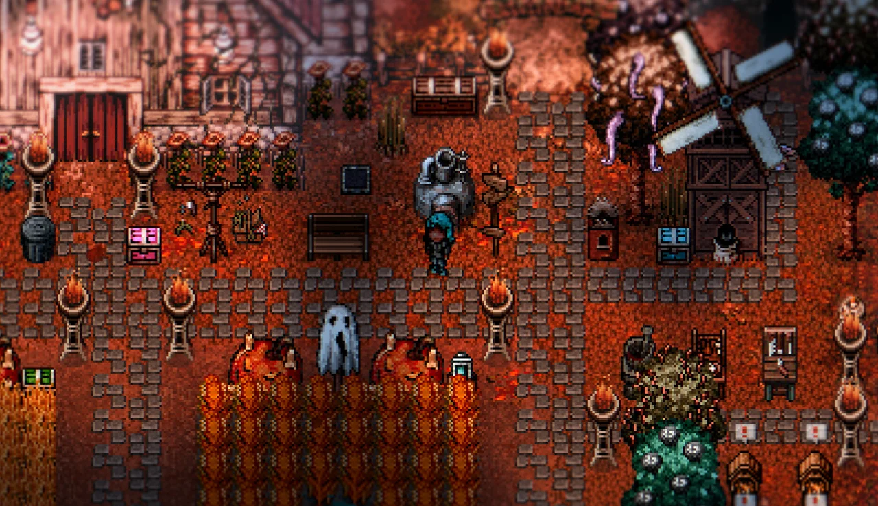 Dead Mall subterranean mine corridor in Welcome to Elderfield