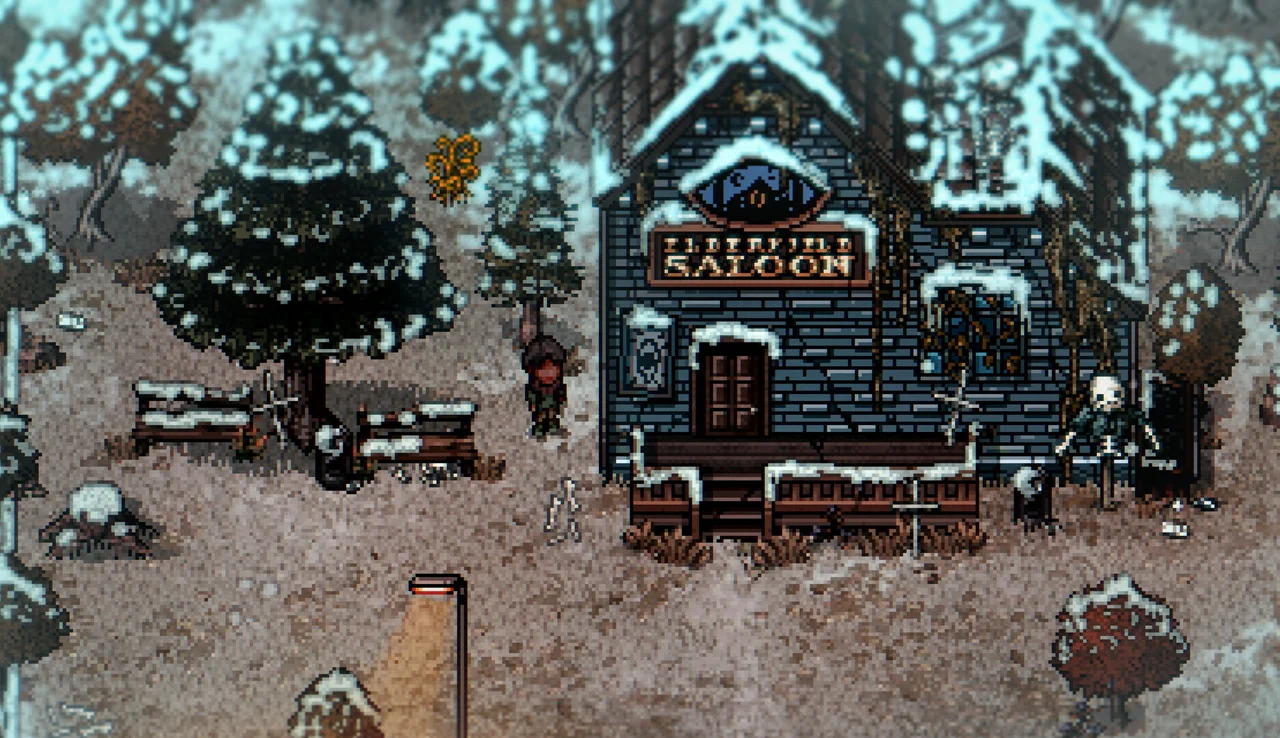 Eldritch stone altar shrine in Welcome to Elderfield